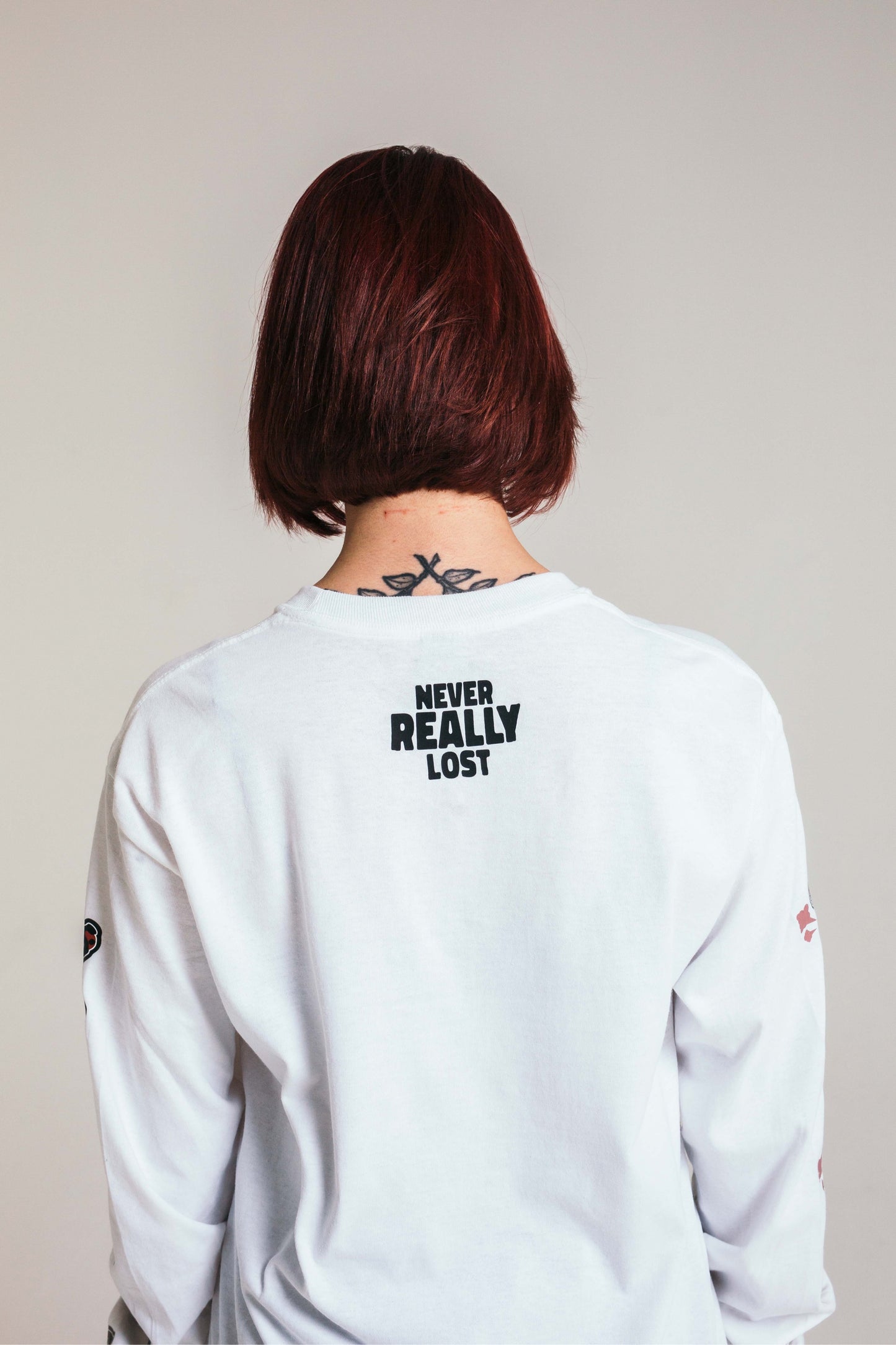 Never Really Lost White Leopard Longsleeve