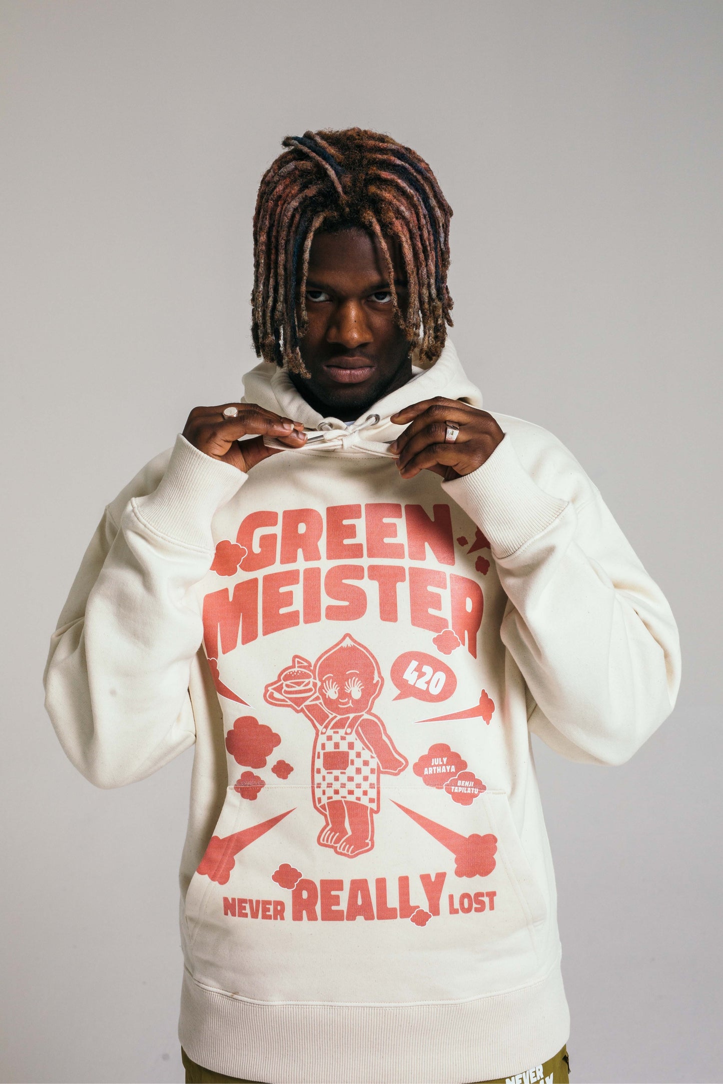 Never Really Lost Off White Big Boy Hoodie