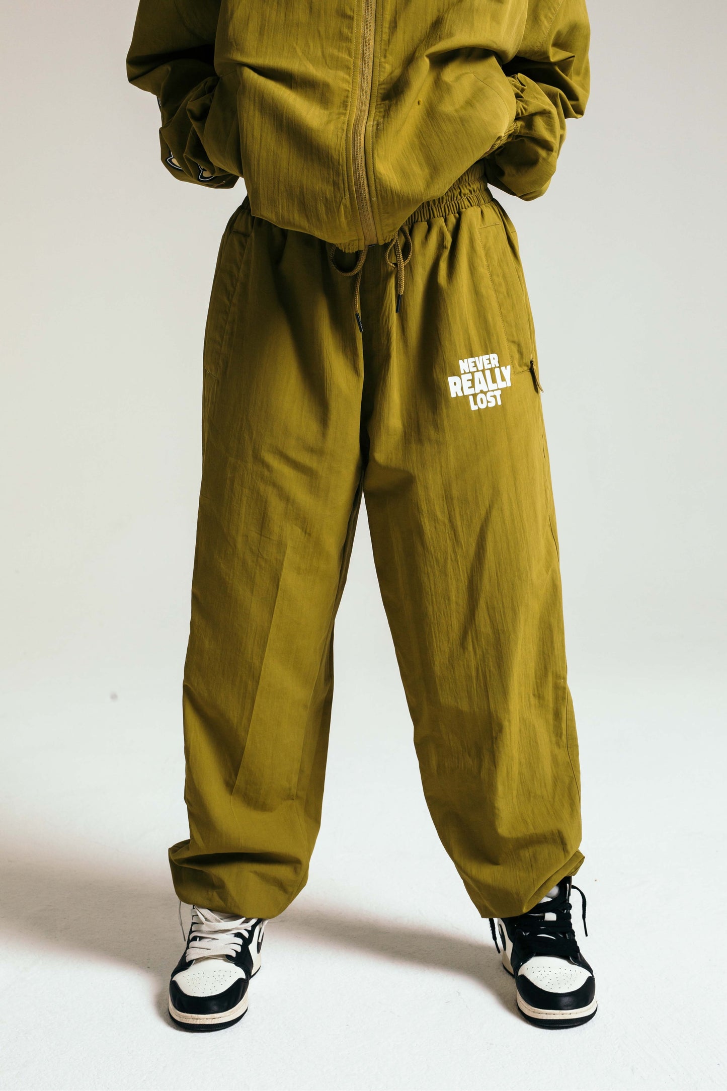 Never Really Lost Mustard Tracksuit Bottom