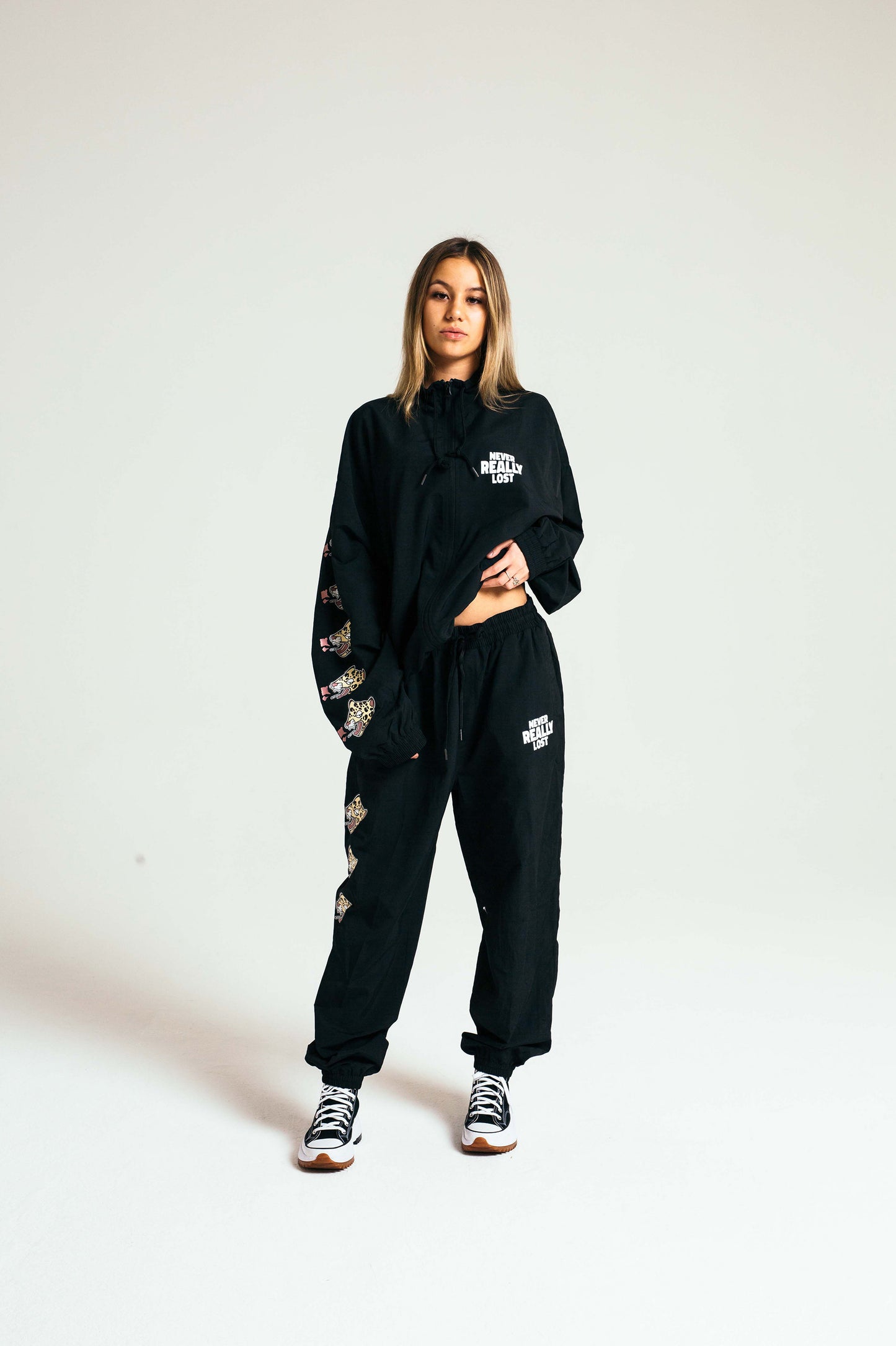 Never Really Lost Black Tracksuit