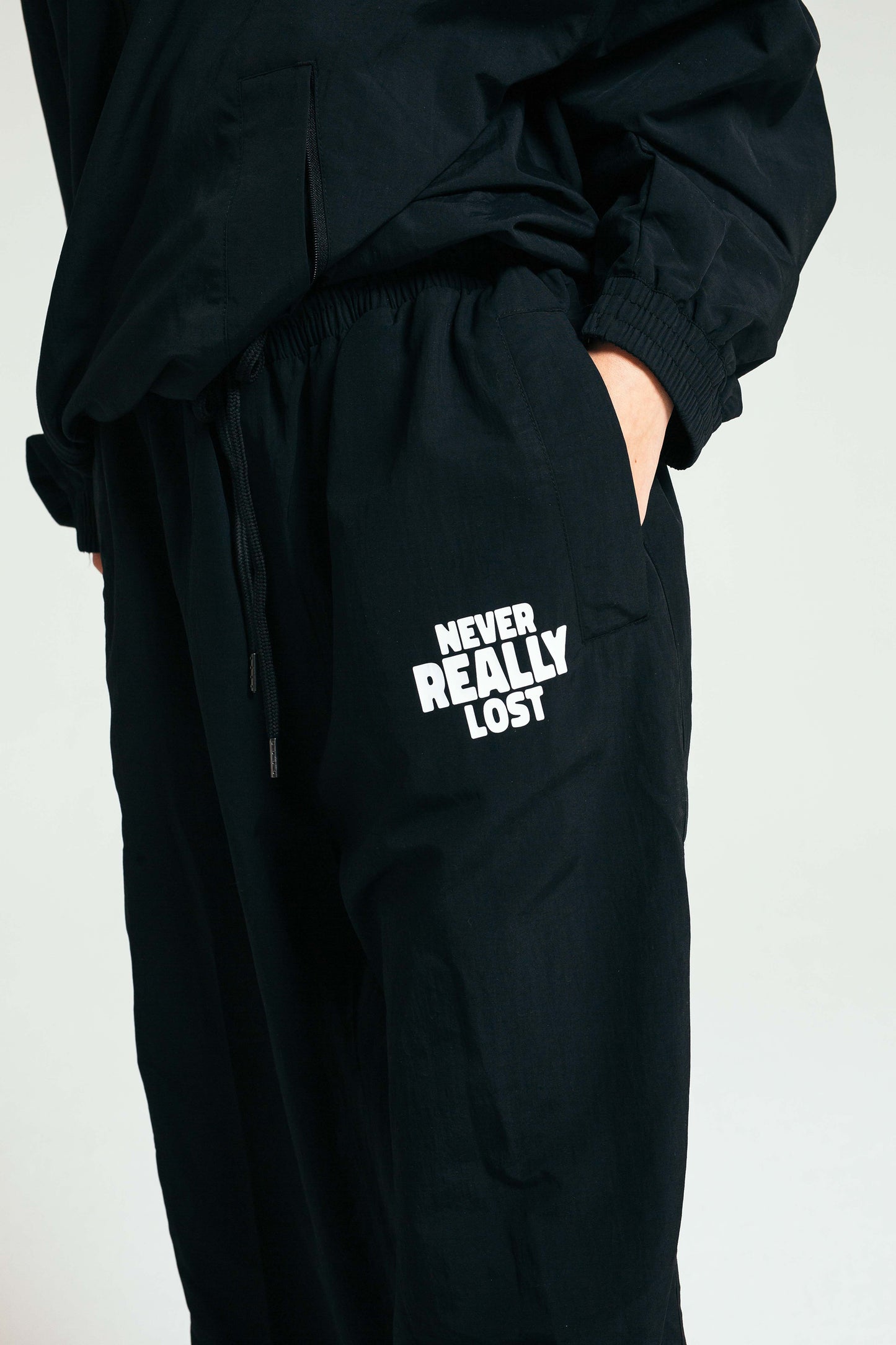 Never Really Lost Black Tracksuit