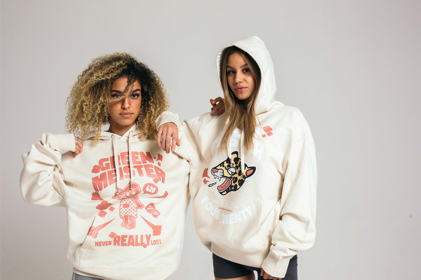 Never Really Lost Off White Leopard Hoodie